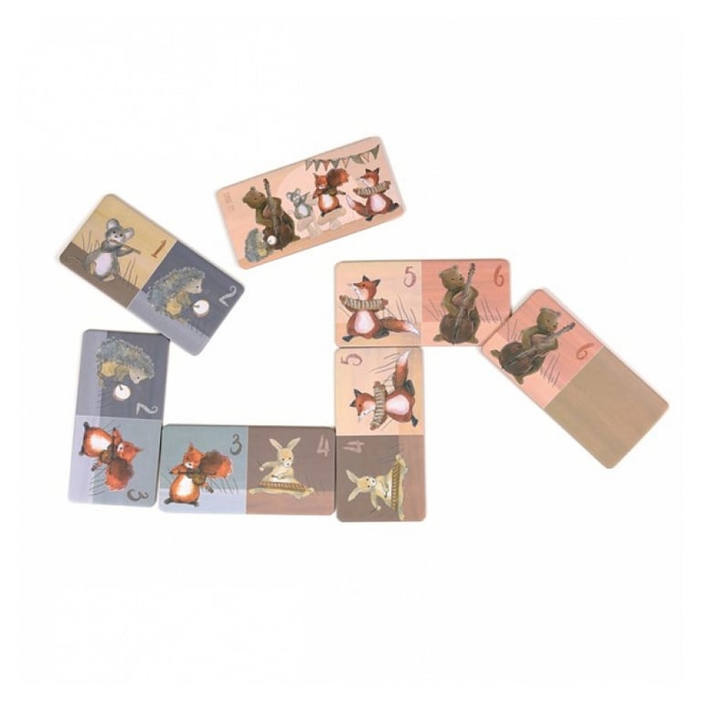 Dominos Musiciens Vintage de Egmont Toys Un Jeu Éducatif pour Enfants Neuf