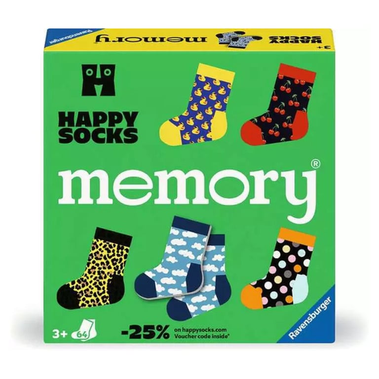 Grand memory Happy Socks Ravensburger Jeux France - vue 2