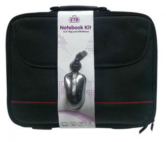 Eminent EM2505 maletines para portátil 39,6 cm (15.6'') Maletín Negro