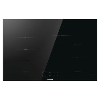 Hisense HI8421BSC Table de cuisson à induction encastrable noire de 80 cm, 4 brûleurs - Neuf