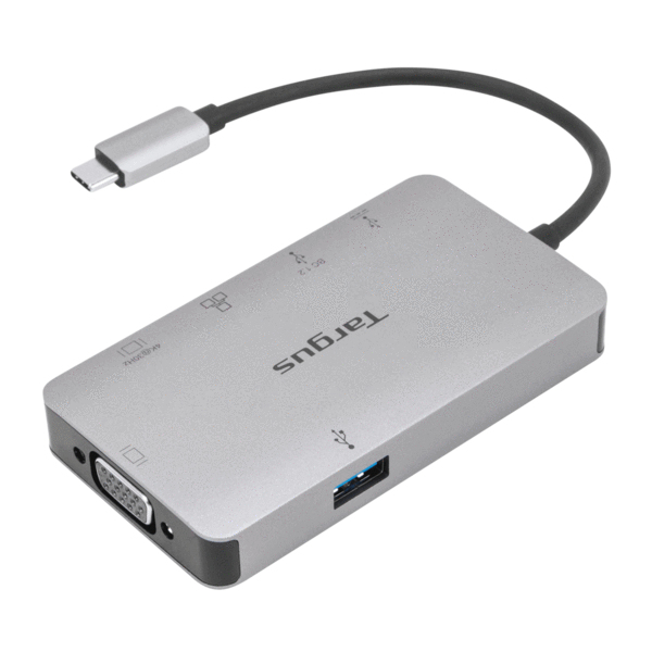 Targus Station d'accueil USB C DP Alt Mode vidéo unique 4K HDMI / VGA avec PD Pass Through - vue 3