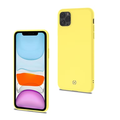 Celly Candy coque de protection pour téléphones portables 16,5 cm (6.5'') Housse Jaune Apple iPhone 11 Pro Max