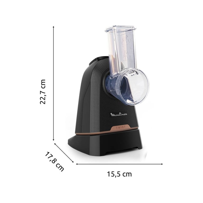 Moulinex DK8638 Râpe électrique et spiraliseur Plastique - vue 2