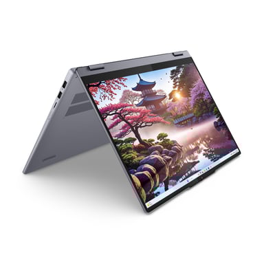 Lenovo IdeaPad 5 2-in-1 16AKP10 Copilot+ PC AMD Ryzen AI 5 340 Hybride (2-en-1) 40,6 cm (16'') Écran tactile WUXGA 16 Go LPDDR5x-SDRAM 512 Go SSD Wi-Fi 7 (802.11be) Windows 11 Home Allemand Gris