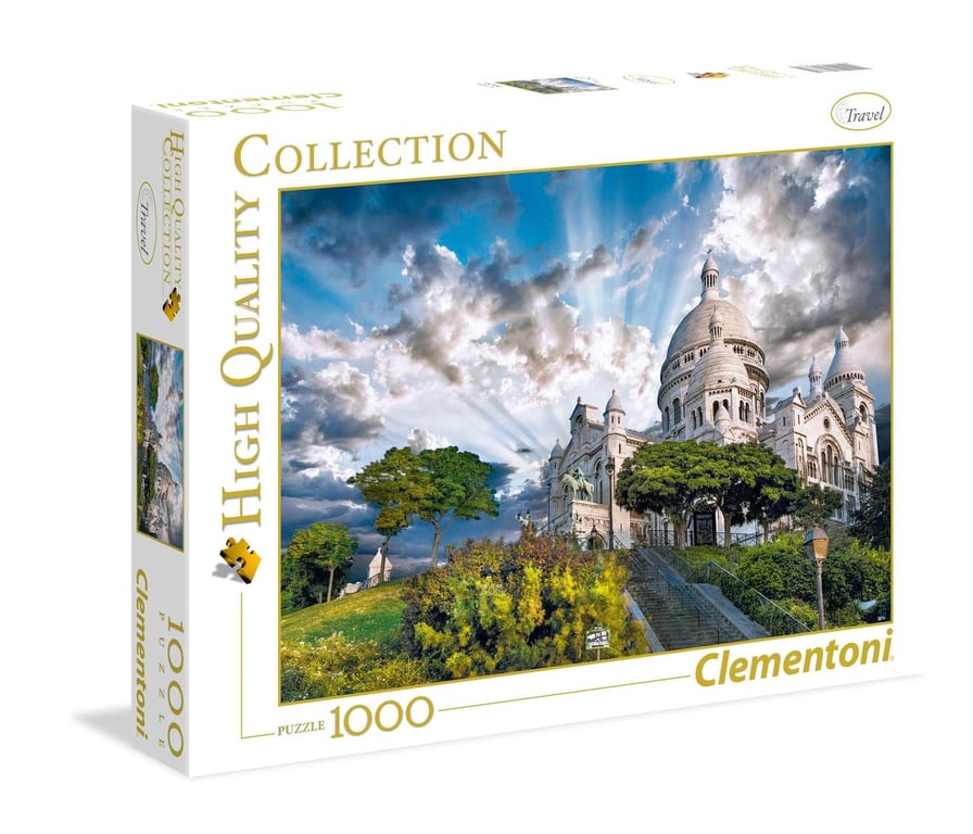 Clementoni 39383 Puzzle High Quality Collection Montmartre 1000 Pièces - vue 4