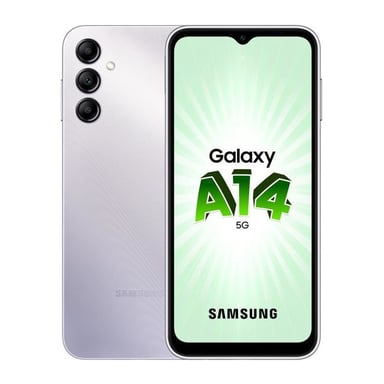 Galaxy A14 (5G) 64 GB, Plata, Desbloqueado