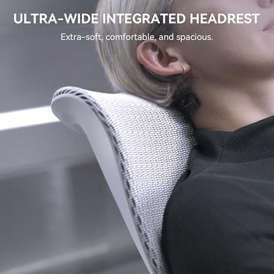 SIHOO Doro S300 Chaise ergonomique - Accoudoirs 6D - Soutien lombaire dynamique - Suspension absorbant les chocs - Soutien 4 axes - Expérience gravité zéro - Certifié BIFMA/SGS - 78x65x102cm - Blanc