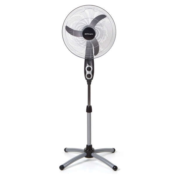 Orbegozo SF 0156 Ventilateur sur pied puissant et efficace Large couverture avec oscillation ovale Neuf