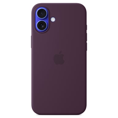 Apple Coque en silicone avec MagSafe pour iPhone 16 Plus - Prune Apple (brand) iPhone 16 Plus