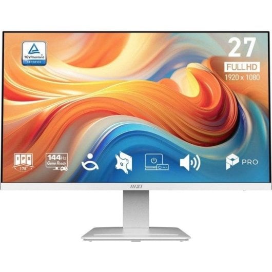 Écran MSI PRO MP273W 27 Full HD 144Hz IPS 1ms avec Haut parleurs et Support VESA 100x100 Adaptive Sync Neuf