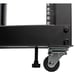 StarTech.com Rack Serveur Mobile 25U 4 Poteaux, Rack Réseau 19'' 4 Poteaux avec Roulettes, Rack Roulant avec Profondeur Ajustable pour PC/AV/Données/Informatique - Roulettes, Pieds de nivellement ou Fixation au Sol