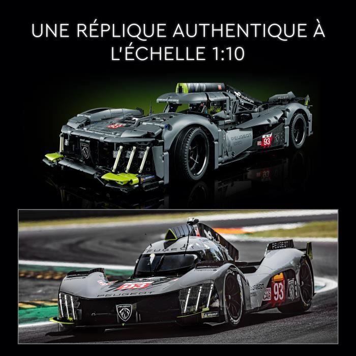 Lego Technic Peugeot 9x8 24h Le Mans Hybrid Hypercar 42156 Lego - vue 3