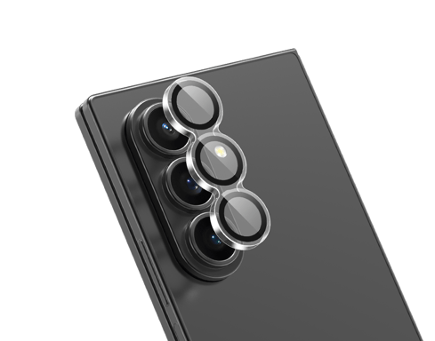 Protège lentilles Samsung Galaxy Z Fold 7 x3 Verre trempé Transparent + Garantie à vie - Certifié GRS Force Glass