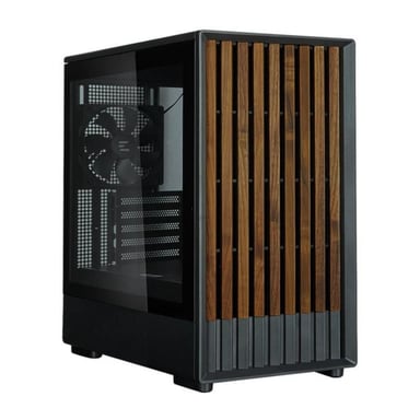 Carcasa ZALMAN Micro ATX P10 Namu Mini Tower con paneles de cristal (Negro)