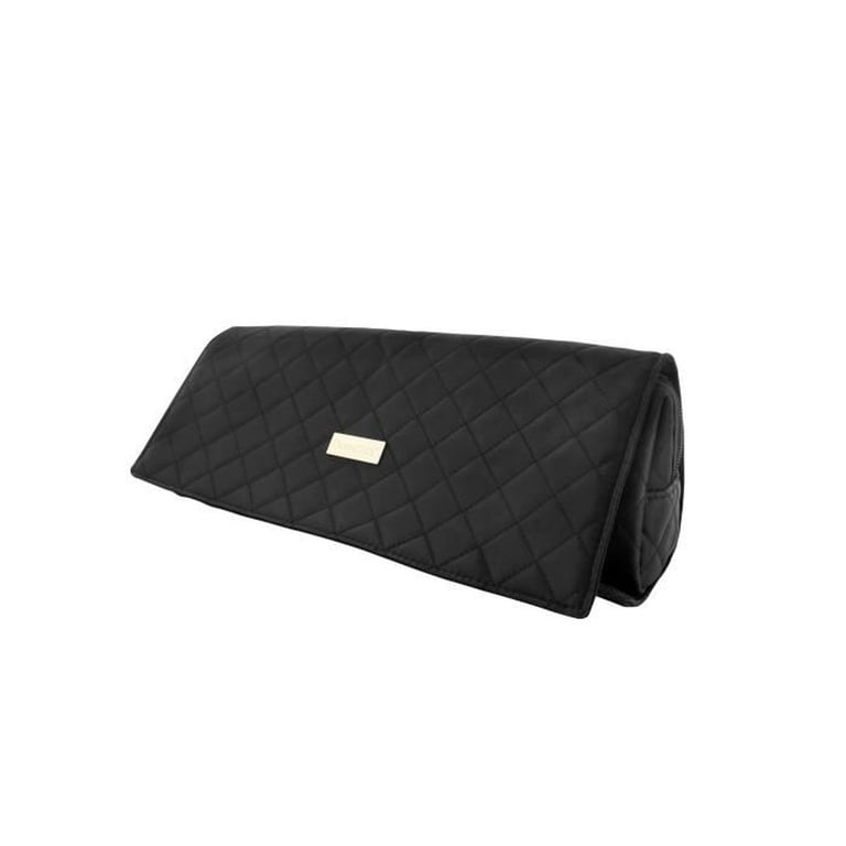 Tapis-trousse 2 en 1 DEMELISS 2033 pour lisseur/pince/fer à lisser Noir thermoresistant - Neuf