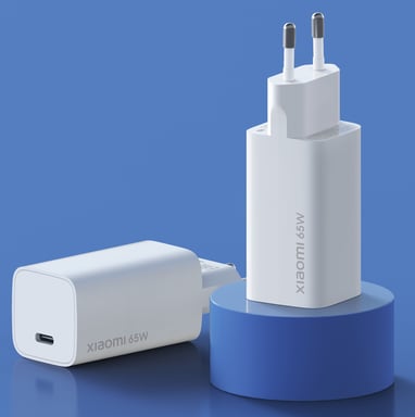 Kit Cargador USB C 65W + Cable USB C / USB C 1m Blanco Xiaomi
