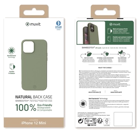 Muvit For Change Coque Bambootek Moss: Apple Iphone 12 Mini
