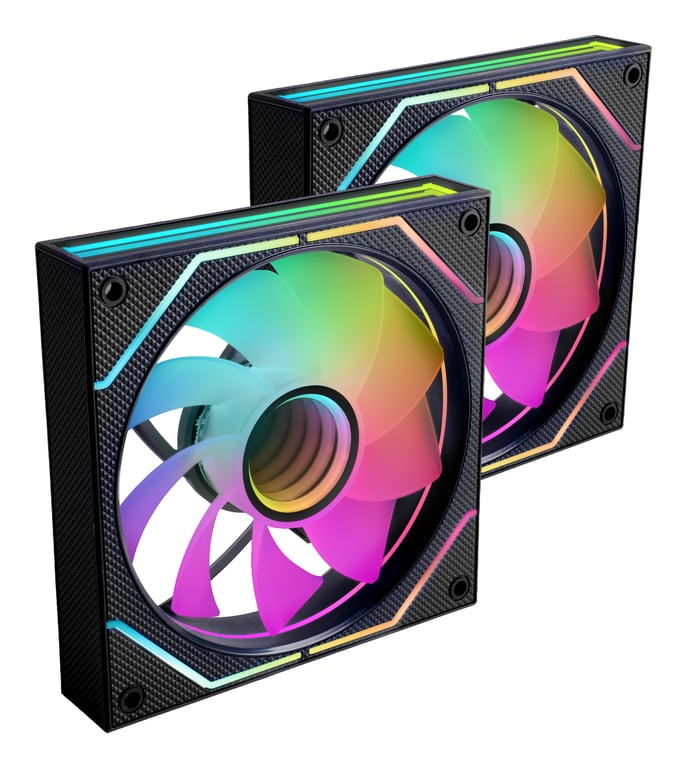 Mars Gaming MF3DPROX2R système de refroidissement d'ordinateur Boitier PC Ventilateur 12 cm Neuf