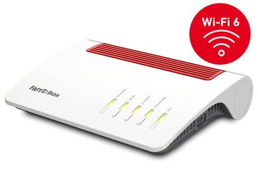 Box FRITZ! 7590 AX router inalámbrico Gigabit Ethernet Doble banda (2,4 GHz / 5 GHz) Blanco