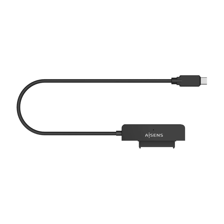 AISENS ASE-25C04B Boîtier de disques de stockage Boîtier HDD Noir 2.5  Alimenté par port USB - Neuf