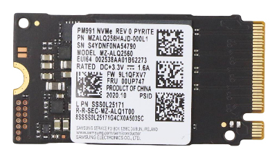 Lenovo 00UP747 unidad de estado sólido 256 GB M.2 PCI Express 3.0 NVMe