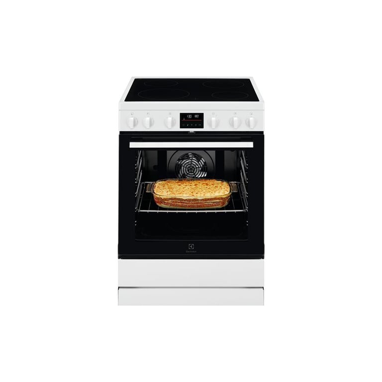 Cuisinière Electrolux LKR64890BW – Vitrocéramique, 73L, 4 Foyers - vue 3