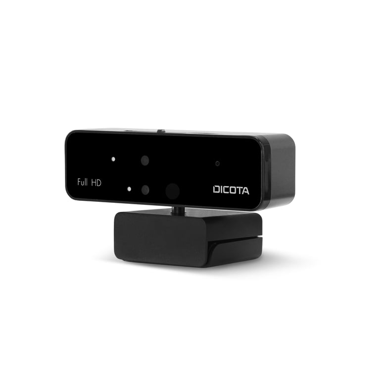 Webcam DICOTA D31892 – 1902 x 1080 pixels, USB, Reconnaissance faciale Windows Hello - vue 2