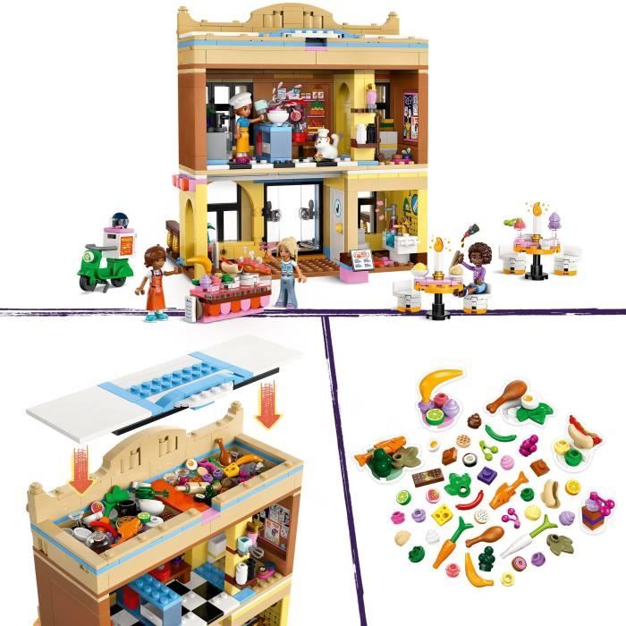 Lego Friends Le Restaurant Et 'ecole De Cuisine 42655 Lego La Boite - vue 4