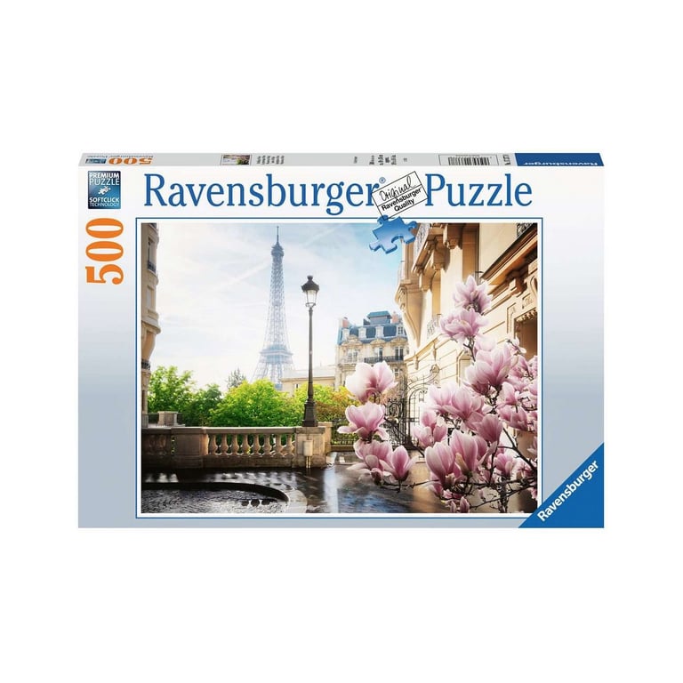 Puzzle 500 pièces : Le printemps à Paris Ravensburger France - vue 2