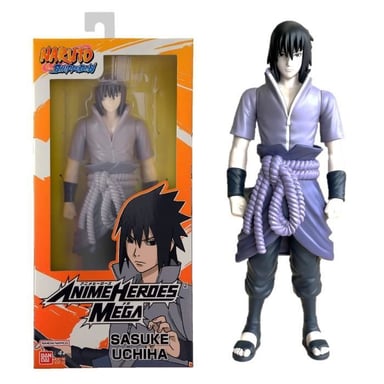 Grande Figurine articulée - Anime Heroes - Naruto Shippuden - Figurine Anime Heroes Mega 30 cm - Sasuke Uchiwa
