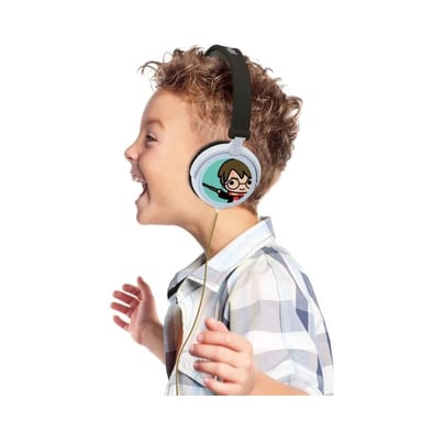 Cuffie stereo pieghevoli con filo per bambini di Harry Potter - LEXIBOOK - Controllo del volume