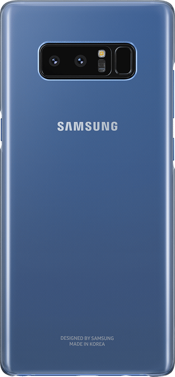 Coque rigide Samsung EF-QN950CN bleue transparente pour Galaxy Note8 N950