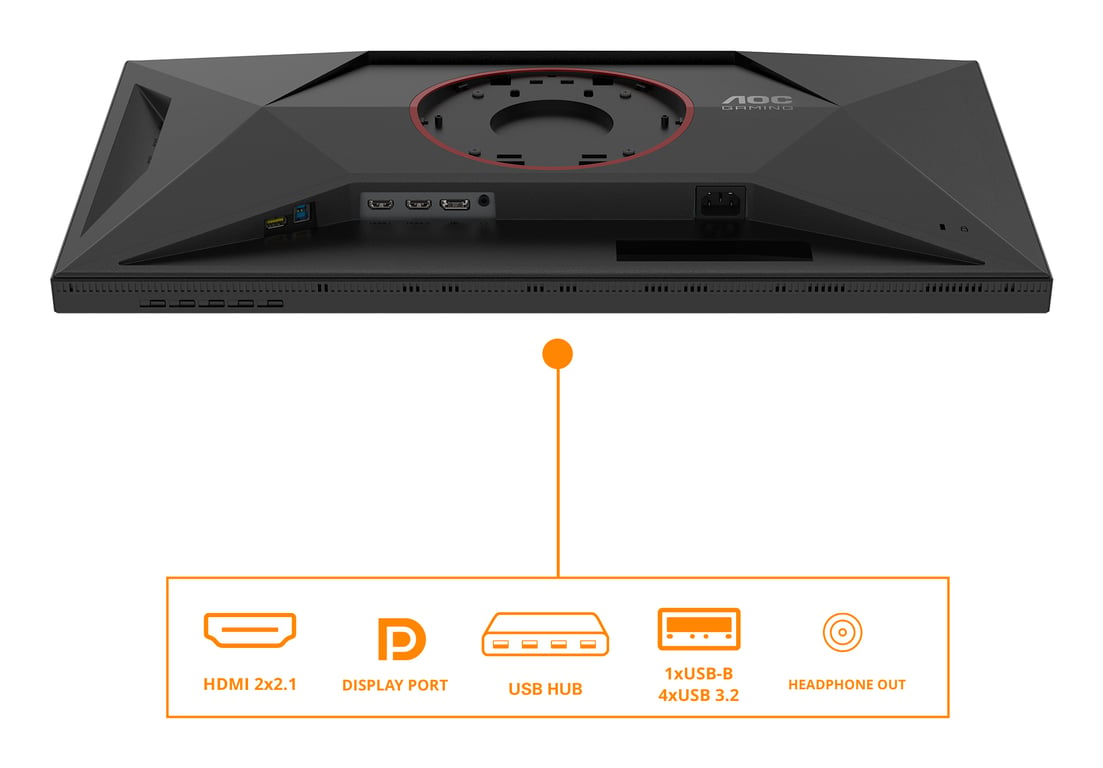 AOC G4 U27G4XM écran plat de PC 68 6 cm 27 3840 x 2160 pixels 4K Ultra HD LED Neuf - vue 2