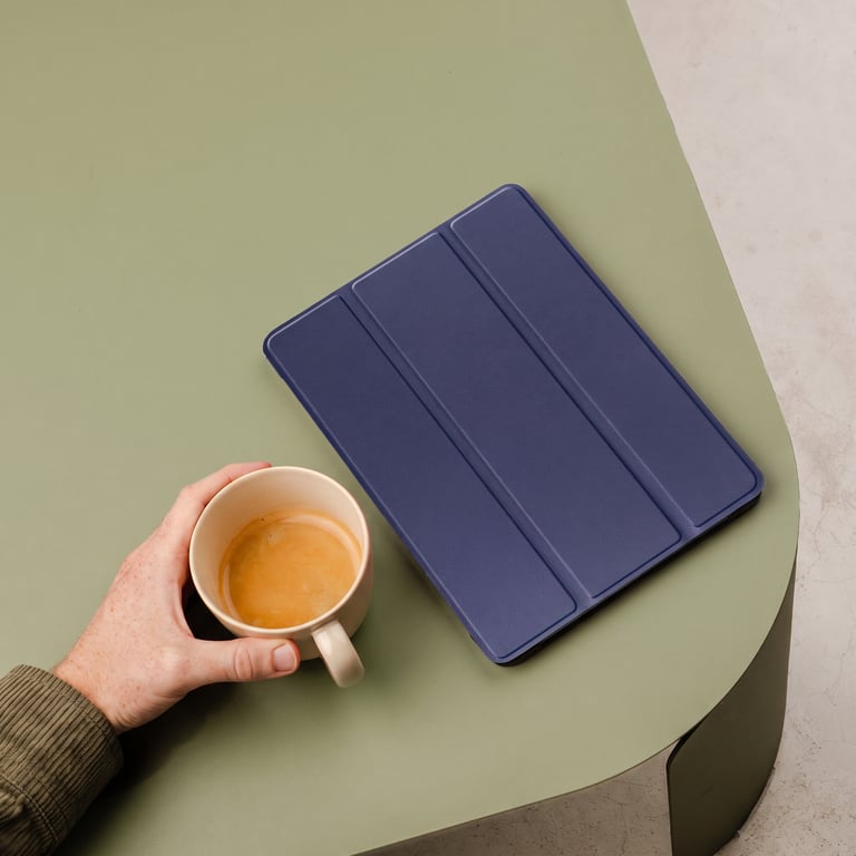 imoshion Trifold Bookcase voor de Lenovo Tab K11 Plus - Donkerblauw