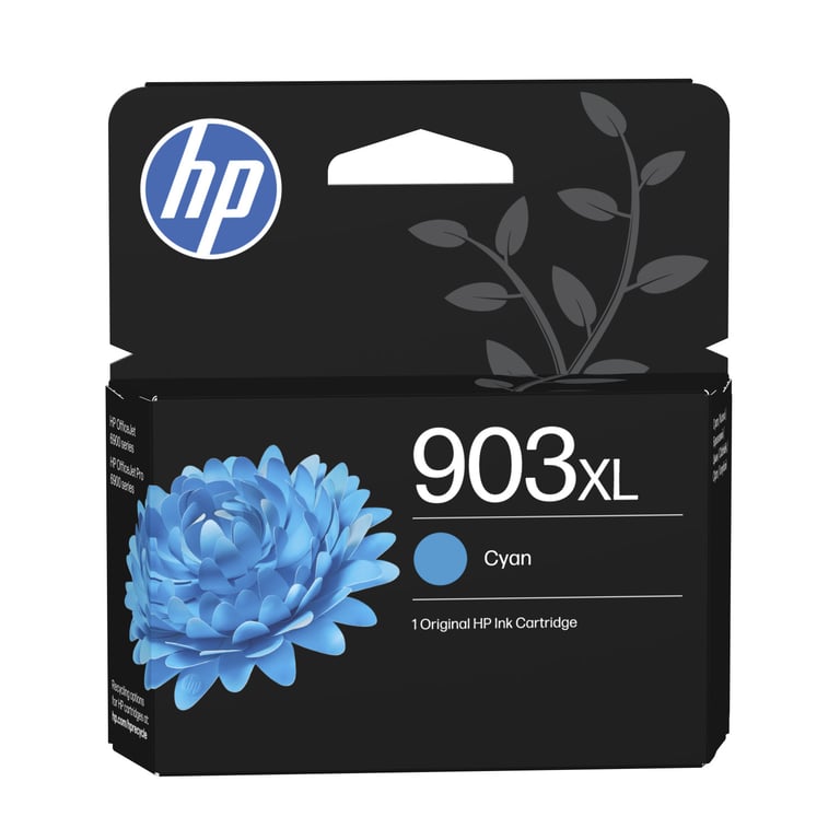 HP 903XL Cartouche d'encre cyan grande capacité authentique Neuf