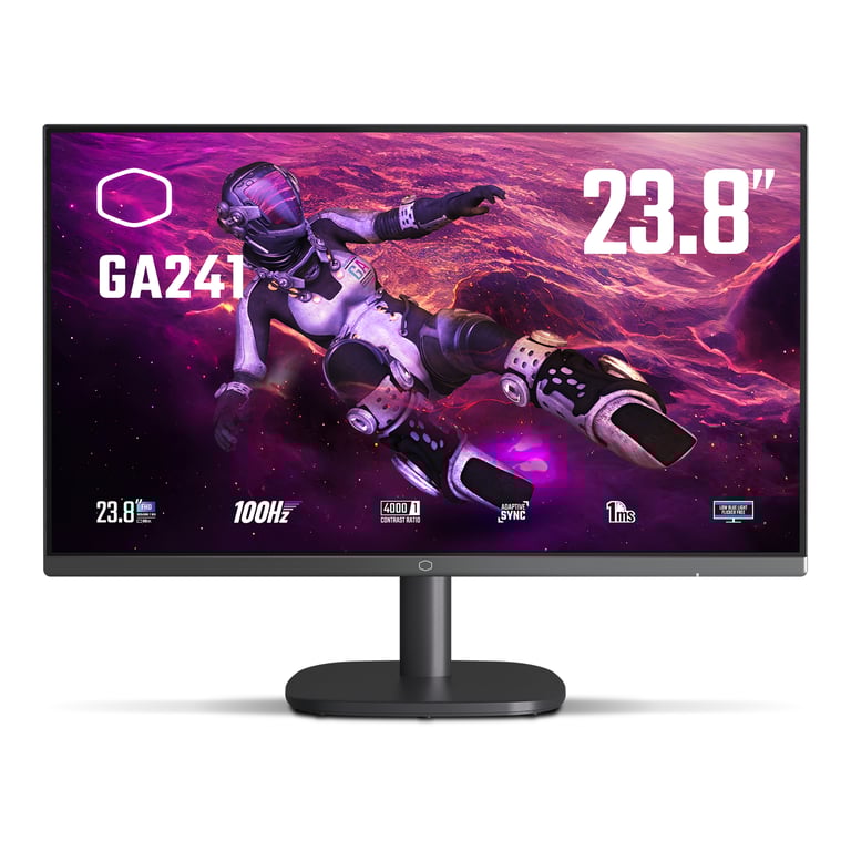 Cooler Master Gaming Ga241 Écran Plat De PC 60,5 Cm (23.8 ) 1920 X 1080 Pixels Full Hd LCD Noir - Très Bon État