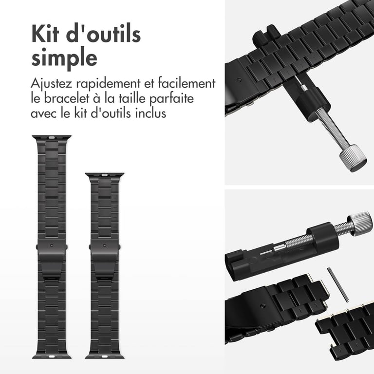 imoshion Bracelet en acier pour Apple Watch Series 1 á 9 / SE 384041 mm | Series 10 42 mm Neuf - vue 2