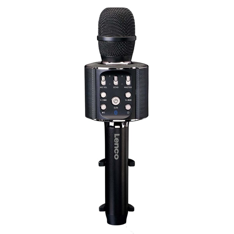 Enceinte Bluetooth Lenco BMC 090BL BMC 090BK AUX avec support - vue 2