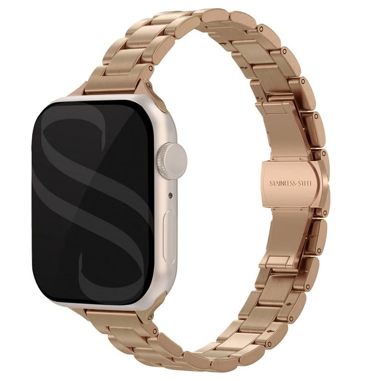 Bracelet Apple Watch 42mm Maillons fin en acier - vue 7
