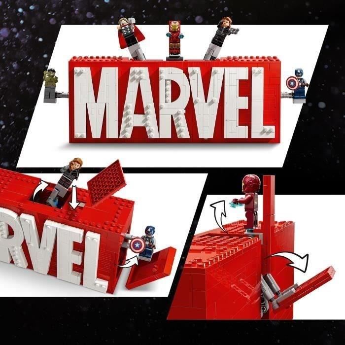 Lego Logo Marvel Et Ses Super Héros 76313 Lego La Boite - vue 5