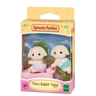 Sylvanian Families Aries Rabbit Twins - Statuette di giardinaggio