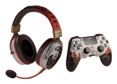 Lexip Assassin Negro, Oro, Rojo, Blanco Bluetooth/RF/USB Gamepad Analógico/Digital Android, Nintendo Switch, PC, PlayStation 4