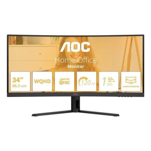 AOC 34 LED CU34B3E - vue 2