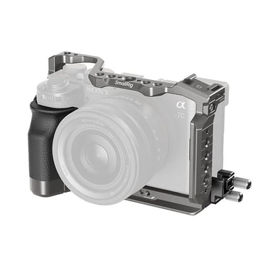 SMALLRIG HawkLock Kit cage à dégagement rapide avec poignée en silicone pour Sony Alpha 7C II / 7CR 5198