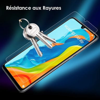Film Verre Trempe pour HUAWEI P30 Lite Ecran Incassable 9H+ Protection 0,26mm Transparent 2,5D