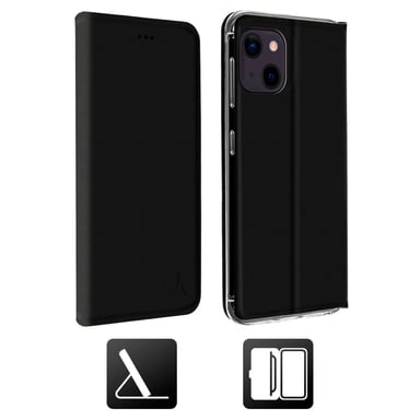 Akashi ALTFIP13BLK funda para teléfono móvil 15,5 cm (6.1'') Folio Negro