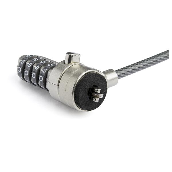 Câble antivol StarTech.com Extension 15cm BOUCLE 2.5cm Code 4 chiffres - vue 3