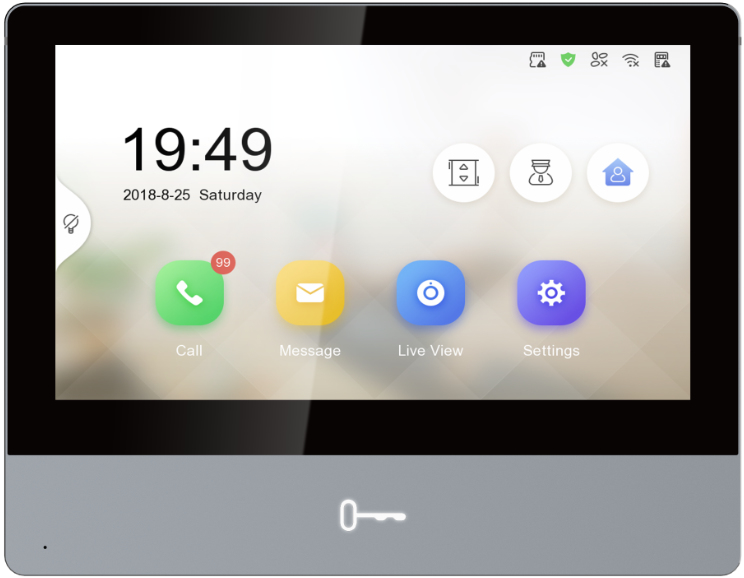 Hikvision DS KH8350 WTE1 système vidéophone 17 8 cm 7 Neuf