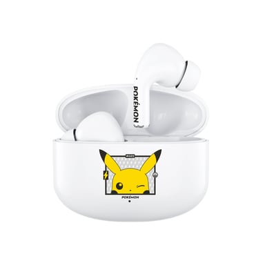 OTL Technologies PK0968 écouteur/casque True Wireless Stereo (TWS) Ecouteurs Appels/Musique Bluetooth Blanc, Jaune