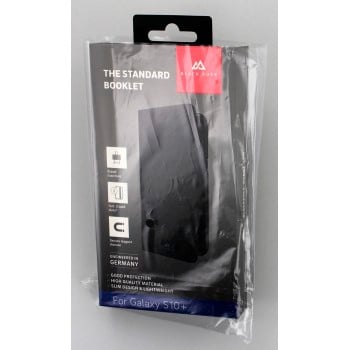 Custodia a portafoglio ''The Standard'' per Samsung Galaxy S10+, nero